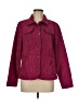 Christopher & Banks 100% Polyester Tweed Burgundy Jacket Size M - photo 1