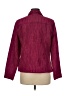 Christopher & Banks 100% Polyester Tweed Burgundy Jacket Size M - photo 2