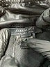 ALLSAINTS Metallic Silver Black Active Pants Size 2 - photo 3