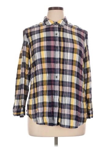 Caslon Long Sleeve Button-Down Shirt (view 1)