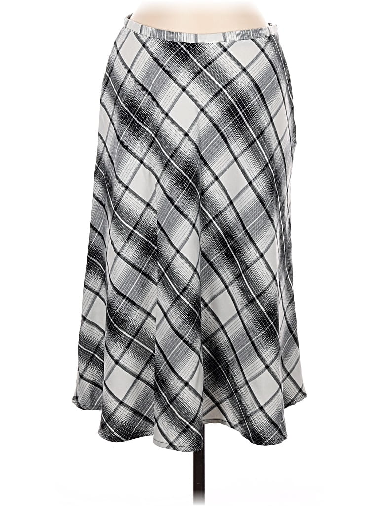 Pre-owned Christopher & Banks Casual Skirt In Gray