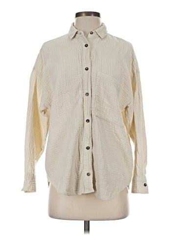 Calia Long Sleeve Button-Down Shirt (view 1)