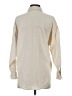 Calia 100% Cotton Houndstooth Ivory Long Sleeve Button-Down Shirt Size XS - photo 2