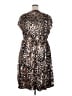 BLOOMCHIC 100% Polyester Metallic Silver Cocktail Dress Size 22 - 24 - photo 2