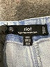 Missguided 100% Cotton Stripes Blue Jeans Size 0 - photo 7