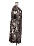 BLOOMCHIC 100% Polyester Metallic Silver Cocktail Dress Size 22 - 24 - photo 4