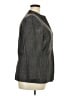 Albert Nipon Metallic Gray Jacket Size 18 - photo 4
