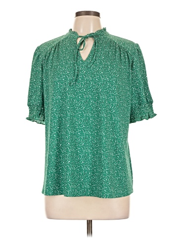 Adrianna Papell Short Sleeve Polo (view 1)
