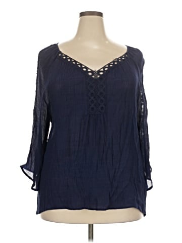 Zac & Rachel 3/4 Sleeve Blouse (view 1)
