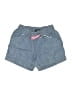 Lands' End 100% Baumwolle Solid Blue Denim Shorts Size 7 - 8 - photo 1