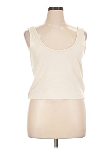 Madewell Brushed Rib Tank Crop Top (view 1)