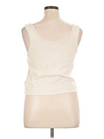 Madewell Brushed Rib Tank Crop Top (view 2)