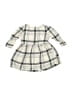 Carter's 100% Cotton Plaid Gray Dress 0-3 MO / 3 MO - photo 2