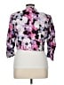 Black Label by Evan Picone 100% Polyester Floral Purple Jacket Size 14 - photo 2