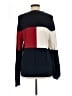 Tommy Hilfiger 100% Cotton Color Block Blue Pullover Sweater Size M - photo 2