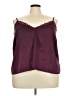 Old Navy Burgundy Sleeveless Blouse Size 3X - photo 1