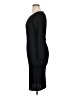 Flounce Solid Black Casual Dress Size 14 - photo 5