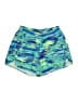 LIVI Active Print Green Athletic Shorts Size 14 - 16 - photo 1