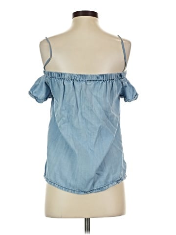 Aqua Short Sleeve Top (view 2)