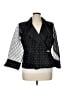 R&M Richards 100% Polyester Polka Dots Black Blazer Size 16 - photo 1