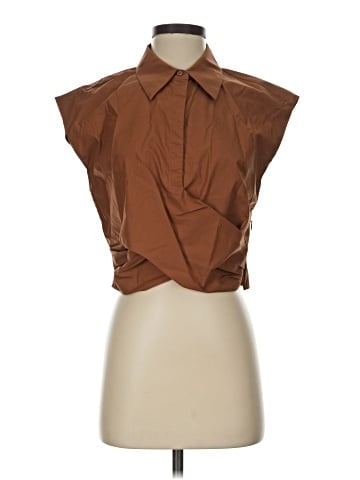 Greylin Sleeveless Button-Down Shirt (view 1)