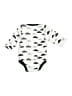 Hb 100% Cotton Graphic White Long Sleeve Onesie Size 0-3 mo - photo 2