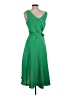 DKNY 100% Polyester Solid Green Cocktail Dress Size 2 - photo 2