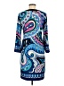 Sunny Leigh Paisley Blue Casual Dress Size M - photo 2