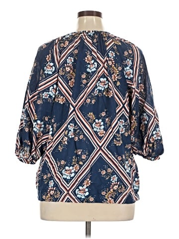 LC Lauren Conrad 3/4 Sleeve Blouse (view 2)
