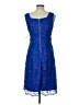 Gabby Skye 100% Polyester Blue Cocktail Dress Size 10 - photo 2