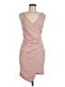 Papaya Solid Pink Cocktail Dress Size S - photo 1