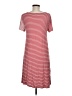 Spense Stripes Red Casual Dress Size M - photo 2