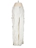 DKNY Jeans 100% Cotton Ivory Cargo Pants Size M - photo 1