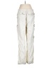 DKNY Jeans 100% Cotton Ivory Cargo Pants Size M - photo 2