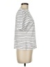 Sigrid Olsen Stripes Ivory Short Sleeve Turtleneck Size M - photo 4