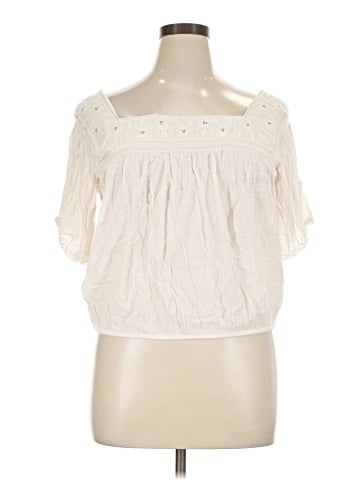 American Eagle Outfitters 3/4 Sleeve Blouse (view 1)