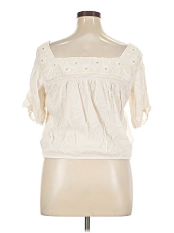 American Eagle Outfitters 3/4 Sleeve Blouse (view 2)