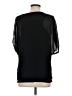 Guess 100% Polyester Black 3/4 Sleeve Top Size XS - photo 2