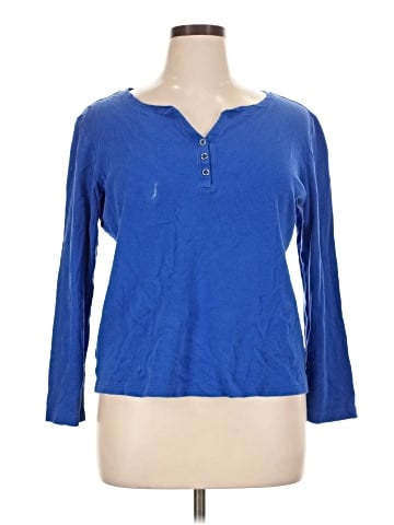 Karen Scott 3/4 Sleeve Top (view 1)