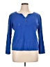 Karen Scott Blue 3/4 Sleeve Top Size XL - photo 1