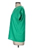 Halogen 100% Polyester Green Short Sleeve Top Size M - photo 5