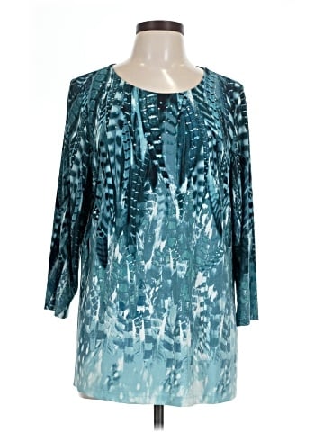 Susan Graver 3/4 Sleeve Blouse (view 1)
