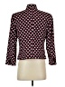 Nine West Polka Dots Burgundy Blazer Size 4 - photo 2