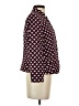 Nine West Polka Dots Burgundy Blazer Size 4 - photo 4