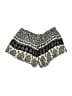 Angie Paisley Black Shorts Size M - photo 2