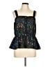 Derek Lam 100% Polyester Black Sleeveless Blouse Size L - photo 1