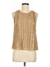 Sunday in Brooklyn 100% Polyester Gold Tank Top Size M - photo 1