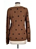 Absolutely Creative Worldwide Polka Dots Brown Pullover Sweater Size L - photo 2