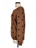 Absolutely Creative Worldwide Polka Dots Brown Pullover Sweater Size L - photo 5