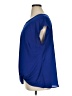 Pleione 100% Polyester Blue Short Sleeve Blouse Size 1X - photo 5